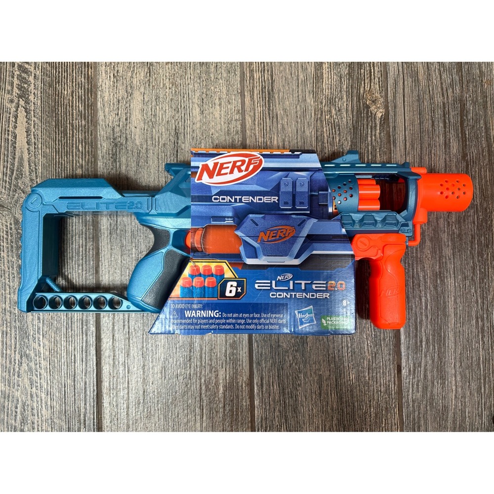 Nerf Elite 2.0 Contender Blaster‎ Toy Gun Outdoor Kids Game NIB